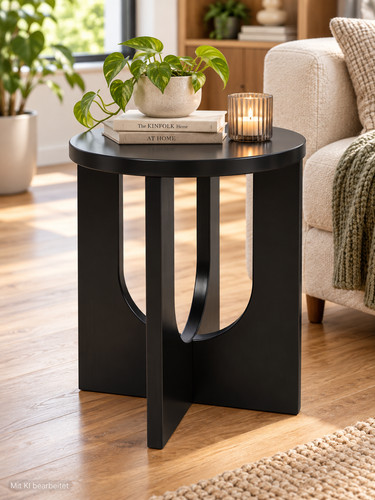 Home beistelltisch schwarz - h&m,