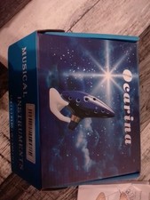 Ceramic Ocarina Zelda, Ocarina 12-Hole Alto C, Ceramic Ocarina for Musical