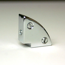 * 1 USM Haller Glastür Tür Anbauteil * Glas Chrom Ecke * Tablar Winkel Halter * 