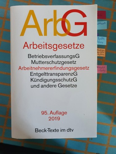 Arbeitsgesetze auflage 2019 - arbeitsgesetze,