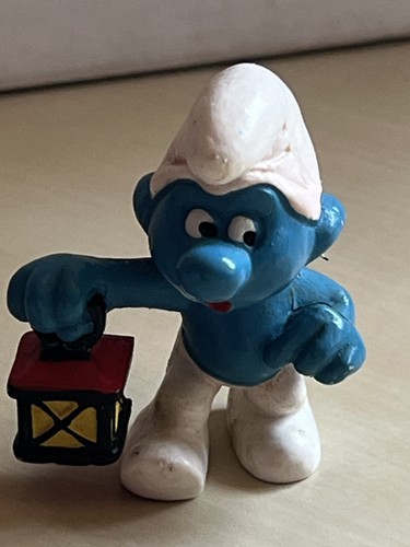 Schlumpf figur nachtwächter - schlumpf,