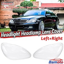 1 Paar Scheinwerferglas Streuscheibe Für Benz W220 S600 S500 S320 S350 1998-2005