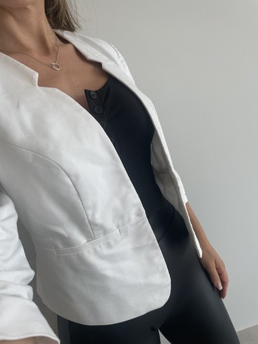 Sexy blazer weiß orsay - xs,