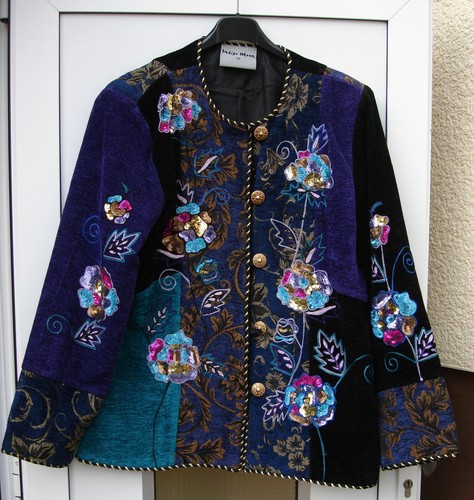 Damen jacke chenille - jacke,