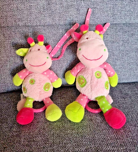 Spieluhr giraffe rosa baby - giraffe,