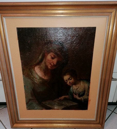 Sehr altes ölg maria - altes, Ölg.