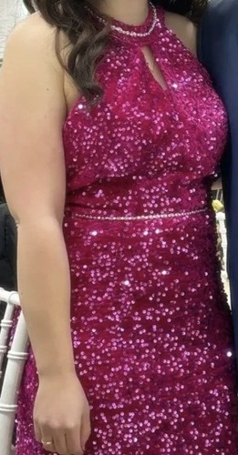 Damen abendkleid lang pink - damen,