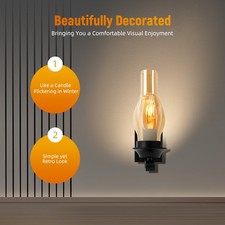 Industriell Retro Wandlampe