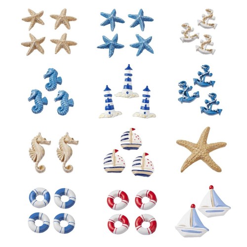Streuteile maritim 8 cm - maritim, 2d,