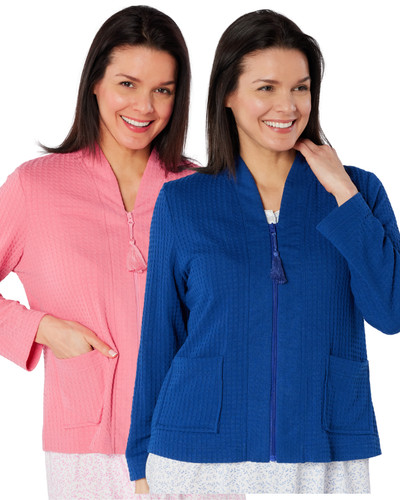 Leichte damen bettjacke - leichte, damen-bettjacke
