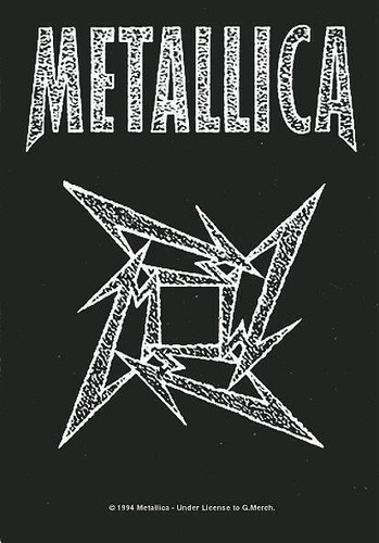 Metallica flagge fahne ninja - metallica,