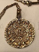 Anhänger Medaillon UNIKAT 585 Gelbgold Roter Rubin 8,3g massiv & Kette Etui