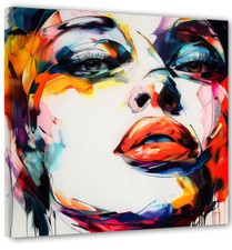 Face Abstrakt Woman art Pop