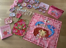 Große Emily Erdbeer Sammlungsauflösung Geschirr, Besteck, Back-Set, etc. -selten