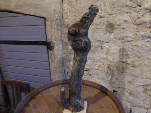 Stele skulptur holz naturholz - skulptur,
