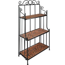 Metallregal schwarz