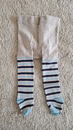 Strumpfhose beige blau - beige/blau, gr