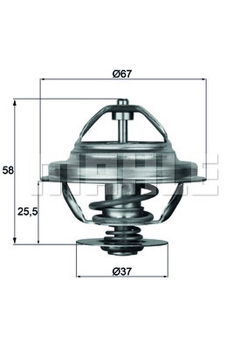 Behr thermostat kühlmittel - thermostat,