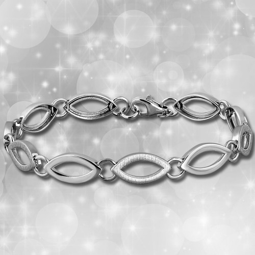 Damen armband oval 925er - armband,