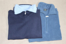 2x Herrenpullover,  MERCEDES,  Gr.52 /XL , Wollegemisch u. Fleece  getragen
