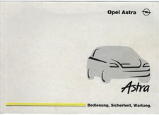 OPEL ASTRA G Betriebsanleitung