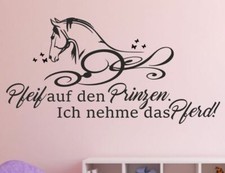 Wandtattoo Wandaufkleber Aufkleber Kinder Tattoo Pferd Horse Stute Fohlen 149