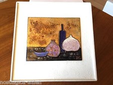 Emailbild "Gefäße" Monogramm