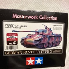 Tamiya 1 35 Masterwork Panther G Deutscher Panzer Fertigmodell Metall Schiene...