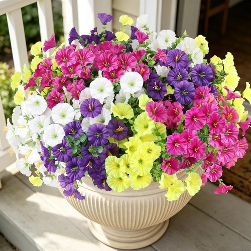 Künstliche balkonblumen - künstliche,