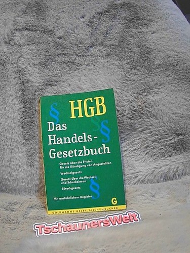 Hgb das handelsgesetzbuch - hgb.,