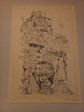 Bernard Schultze 67 org. Farbradierung 16 / 150 Handsigniert + Mappe