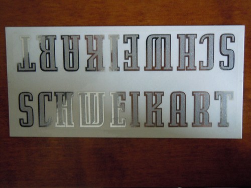 Schweikart aufkleber fahrrad - schweikart,