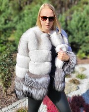 Pelzjacke aus echtem Fuchsfell