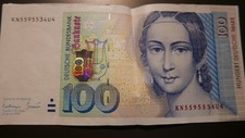 100 DM Schein von 1996! Banknote Bundesrepublik Deutschland, gut erhalten! RAR!