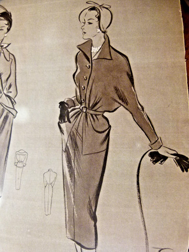 Altes modeheft von - 1950, +