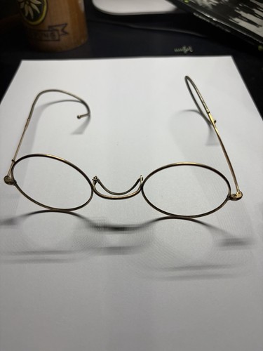 Antike runde brille - runde, um