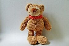 Sigikid Bär Gildehard Günsburg rotes Halstuch Kringel Stofftier Plüschtier(T176)