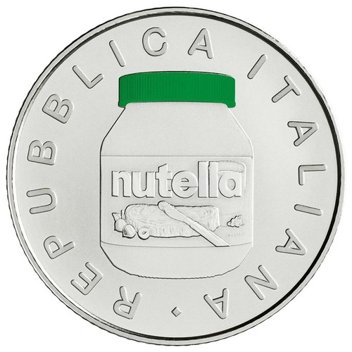 Silbermünze nutella grün - nutella,