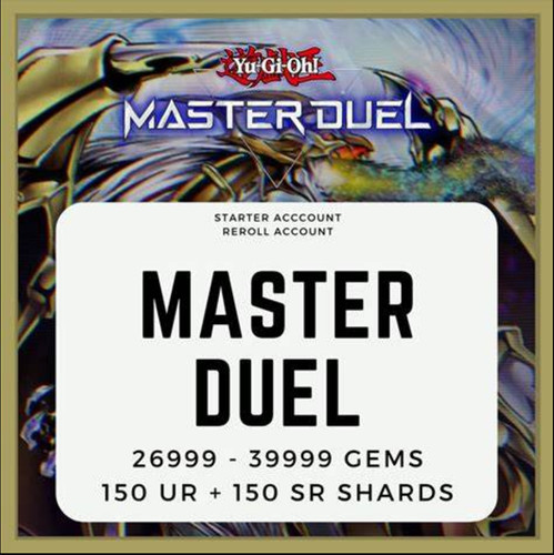 Master duel account - yu-gi-oh!,