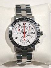 Raymond Weil Chrono W1 5100 Weiß Swiss Made Neu 38mm Stahl Saphirglas  