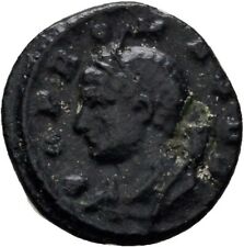 Constantinopolis Brücke Bronze  13 mm/ 1,1 g Constantin  Original Münze #ABY11