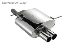 Eisenmann Edelstahl Sportauspuff BMW 3er E36 Compact 323ti ab Bj.00 2x70 mm