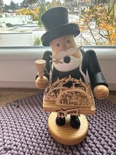 Räuchermann Erzgebirge Käthe Wohlfahrt Expertic DDRSchwipp Bogen mit Zylinder