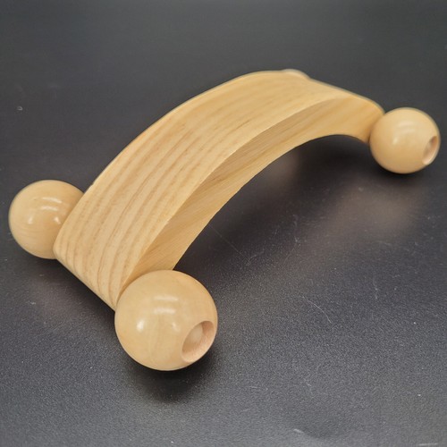 Massageroller aus holz natur - massageroller,