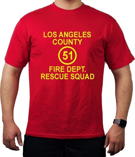 Shirt red los angeles - los,