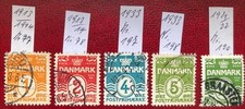 1913-1933 WERTVOLLE BRIEFMARKEN DÄNEMARK