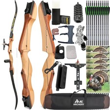 66" 68" 70" Recurve Bogen Set