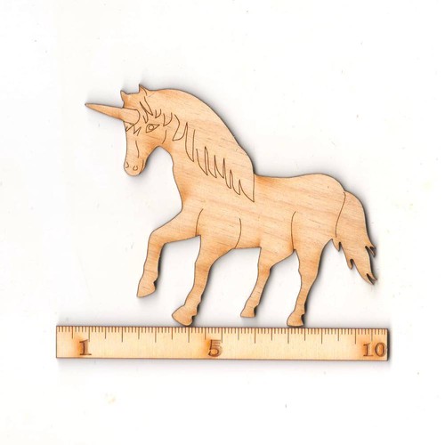 Einhorn aus holz 10cm basteln - aus,