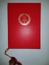 Ddr urkundenmappe mit - ddr, a5