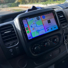6+128G Android 14 DAB+ Für Renault Trafic Opel Vivaro Autoradio Carplay GPS Navi